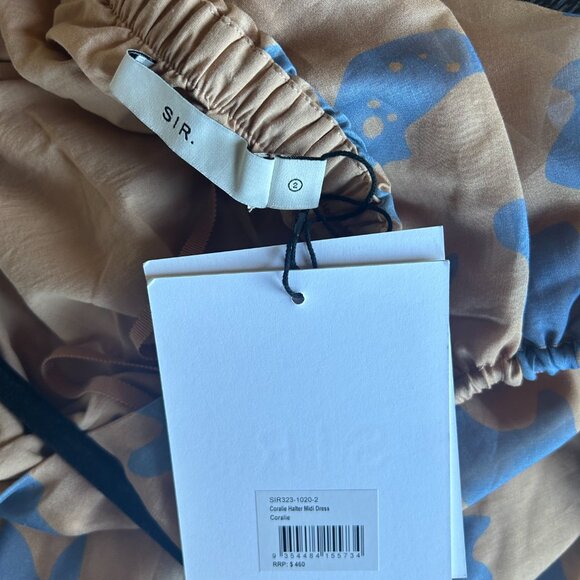 NWT - CORALIE HALTER MIDI DRESS - Picture 6 of 6